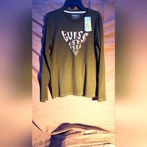 Guess Boys Graphic Long Sleeve T-Shirt